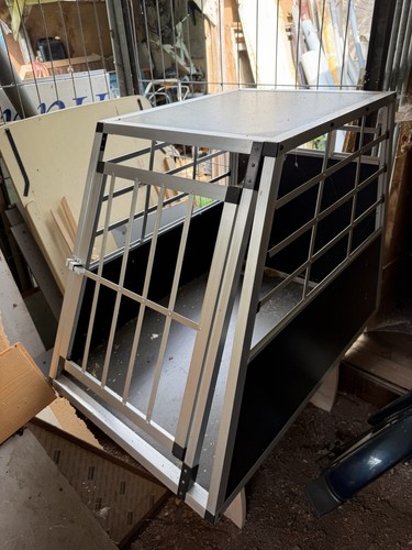 Alu hundebox 90x61x67 - hundebox, cm