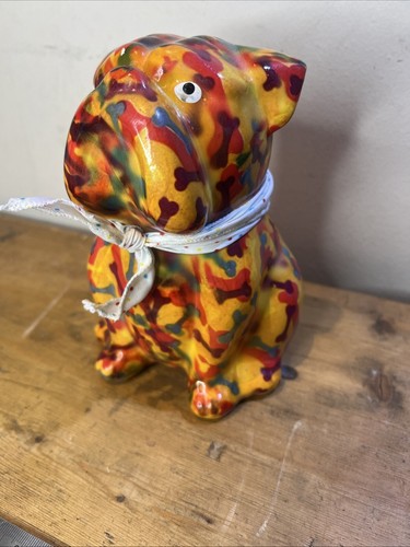 Großer bulle hund - hund, spardose