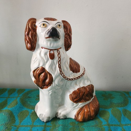 Großer vintage spaniel hund - vintage,