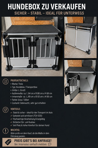 Hundebox auto gebraucht gut - hundebox,